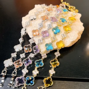 Summer Posy Bracelet – Stackable Crystal Jewelry